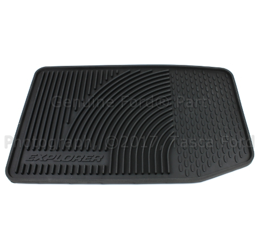 6L2Z7813300A - Interior: All-Weather Vinyl Floor Mats, Ebony for Ford: Explorer Image