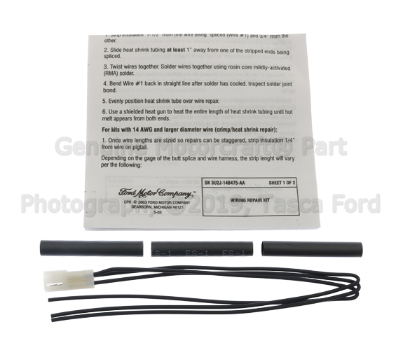 3U2Z14S411CEB - : Wire Assembly for Ford Image