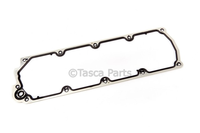 12610141 - Engine: Valley Pan Gasket for Cadillac: CTS, Escalade, Escalade ESV, Escalade EXT | Chevrolet: Camaro, Colorado, Corvette, Express 1500, Express 2500, Express 3500, Express 4500, LCF 3500, Silverado 1500, Silverado 2500 HD, Silverado 3500 HD, SS, SSR, Suburban 2500, Suburban 3500 HD, Tahoe, Trailblazer | GMC: Canyon, Savana 1500, Savana 2500, Savana 3500, Savana 4500, Sierra 1500, Sierra 2500 HD, Sierra 3500 HD, Yukon, Yukon XL 1500, Yukon XL 2500 | Hummer: H3, H3T | Pontiac: G8, GTO Image