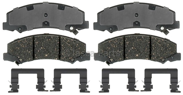 19366007 - : Enhanced Performance Semi-Metallic Front Disc Brake Pad Set (Police) for GM Image