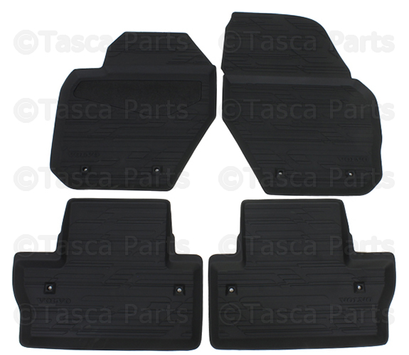 39828878 - : Rubber Floor Mats - Off Black for Volvo Image