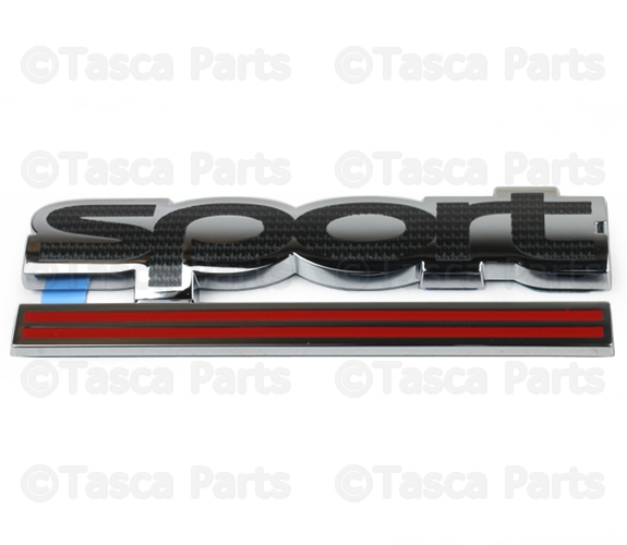 55077328AB - Exterior Ornamentation: Sport Nameplate for Dodge: Ram 1500, Ram 2500, Ram 3500 Image