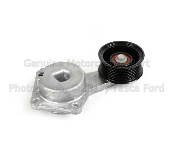 F75Z6B209EA - Cooling System: Belt Tensioner for Ford: E-150, E-150 Club Wagon, E-150 Econoline, E-150 Econoline Club Wagon, E-250, E-250 Econoline, E-350 Club Wagon, E-350 Econoline, E-350 Econoline Club Wagon, E-350 Super Duty, E-450 Econoline Super Duty, E-450 Super Duty, E-550 Econoline Super Duty, E-550 Super Duty, Econoline Super Duty, F-150, F-150 Heritage, F-250, F-250 Super Duty, F-350 Super Duty, F-450 Super Duty, F-550 Super Duty Image