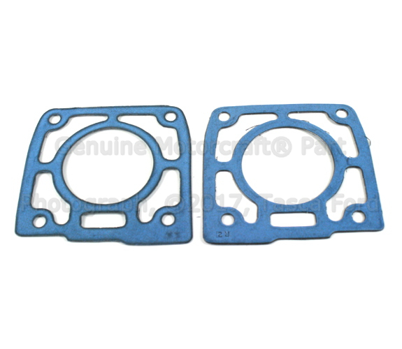 E7ZZ9E464A - Emission Control: Exhaust Gas Re-circulation (Egr) Valve Spacer Plate Gasket for Ford: Mustang | Lincoln: Mark VII Image