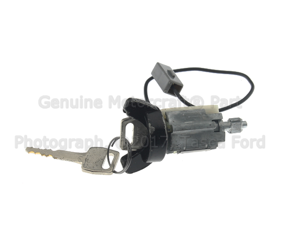 E3DZ11582A - Steering: Cylinder &amp; Keys for Ford: Bronco II, Country Squire, EXP, LTD, LTD Crown Victoria, Mustang, Ranger, Thunderbird | Mercury: Capri, Colony Park, Grand Marquis, Marquis Image