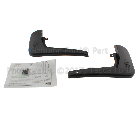 9A8Z16A550BB - Body: Splash Guards, Molded, Front Pair - Rear for Ford: Flex Image
