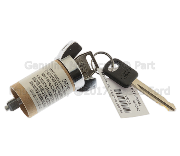 F3TZ11582A - Steering: Ignition Lock Assembly for Ford: Aerostar, Escort, EXP, Explorer, Ranger, Tempo, Thunderbird | Lincoln: Continental, Mark VII, Town Car | Mercury: Cougar, Topaz Image