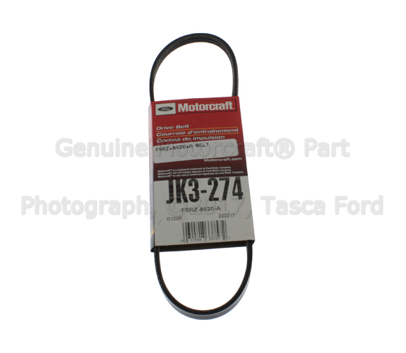 JK3274 - Cooling System: Motorcraft Water Pump Belt for Ford Image