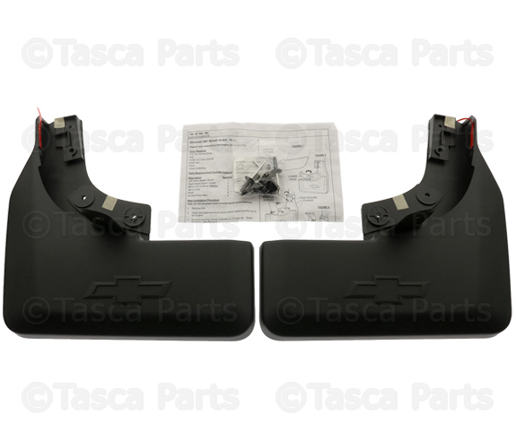 86517279 - Exterior: Splash Guards, Rear, Flat for Chevrolet: Silverado 1500, Silverado 1500 LTD Image