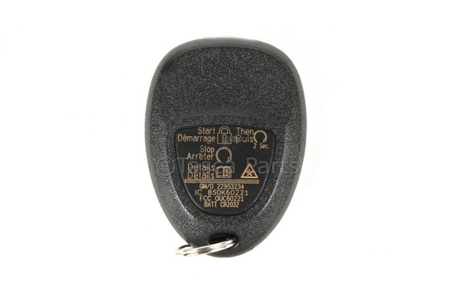 22953234 - Electrical: Keyless Entry Transmitter for GM Image