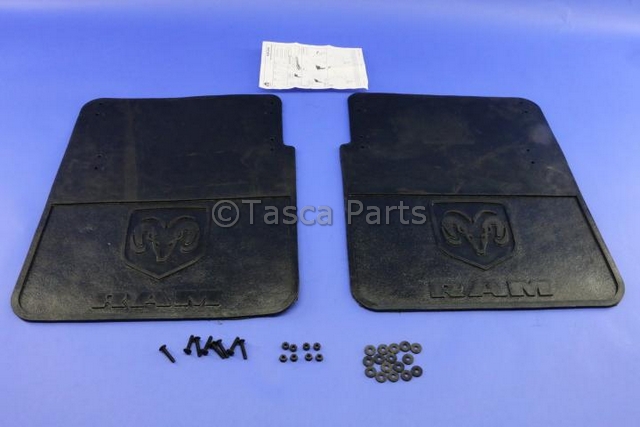 82216220AA - : Rear Heavy-Duty Rubber Splash Guards for Dodge: Ram 3500 | Ram: 3500 Image