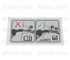 84089673 - Body: Fuel Label for Buick: Enclave, Encore, Encore GX, Envision, Envista, Regal Sportback, Regal TourX | Cadillac: CT4, CT5, CT6, Escalade, Escalade ESV, XT4, XT5, XT6 | Chevrolet: Blazer, Camaro, Colorado, Equinox, Malibu, Silverado 1500, Silverado 1500 LTD, Silverado 2500 HD, Silverado 3500 HD, Suburban, Tahoe, Traverse, Traverse Limited, Trax | GMC: Acadia, Canyon, Sierra 1500, Sierra 1500 Limited, Sierra 2500 HD, Sierra 3500 HD, Terrain, Yukon, Yukon XL Image