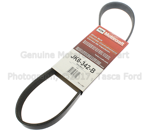 BR3Z8620R - Cooling System: AC Belt for Ford: F-150, Mustang Image