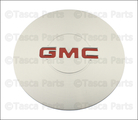 15040220 - : Button Style Center Cap with GMC Logo for GMC: Safari, Sierra 1500, Sierra 1500 HD, Sierra 2500, Sierra 2500 HD, Sierra 3500 Image