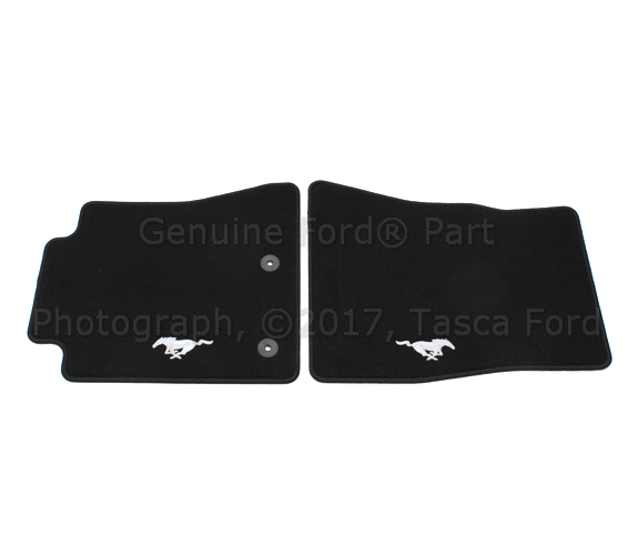 FR3Z6313300AC - Interior: Floor Mats, Carpeted, Black, 2-Piece Set for Ford: Mustang Image