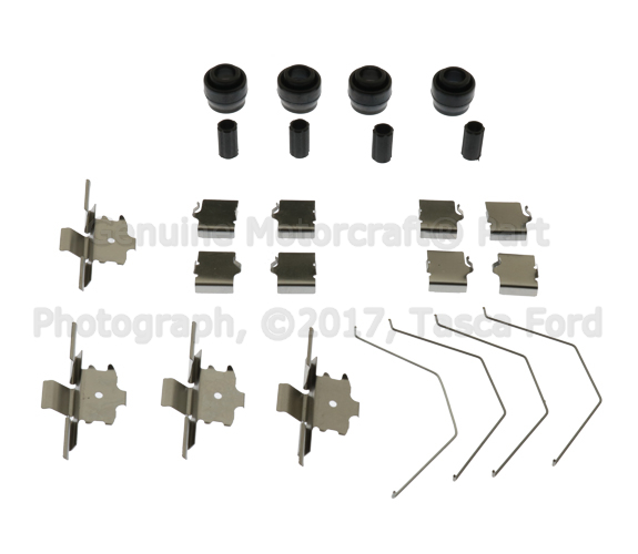 6U2Z2321E - Brakes: Brake Pads Mount Kit for Ford: Fusion | Lincoln: MKZ, Zephyr | Mercury: Milan Image