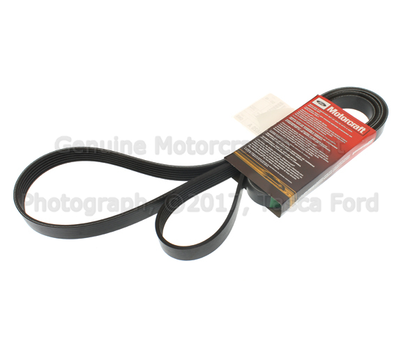 6L2Z8620A - Cooling System: Serpentine Belt for Ford: Explorer, Explorer Sport Trac | Mercury: Mountaineer Image