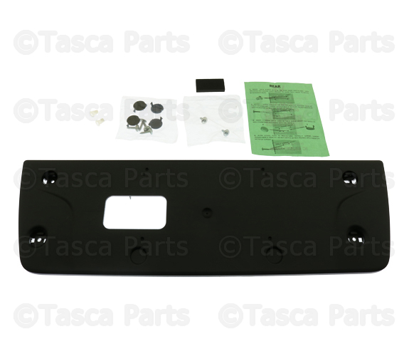 68223757AB - Doors, Door Mirrors and Related Parts: License Plate Bracket Kit for Ram: ProMaster 1500, ProMaster 2500, ProMaster 3500, ProMaster EV Image