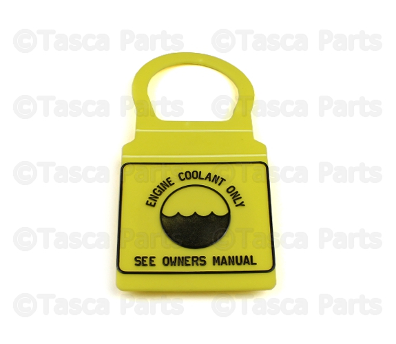 52079331 - Cooling: Coolant Recovery Bottle Cap for Chrysler: PT Cruiser | Dodge: Ram 1500, Ram 2500, Ram 3500 | Jeep: Cherokee, Grand Cherokee, Liberty, Wrangler Image