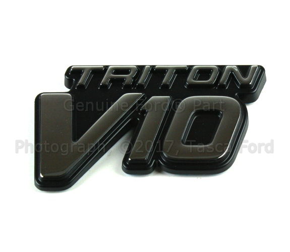 F81Z16720BZ - Body: Nameplate for Ford: F-250 Super Duty, F-350 Super Duty, F-450 Super Duty, F-550 Super Duty Image