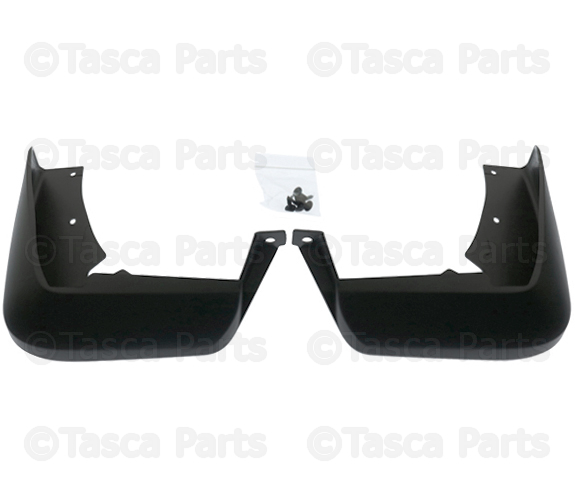 T99J2-6TA3D Splash Guards - Front Set (2-piece) Black - Nissan