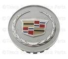 19165750 - Wheels: Center Cap, Multi-color Wreath and Crest Logo for GM Image