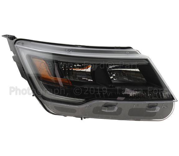 JB5Z13008Q - : Headlamp Housing for Ford: Explorer, Police Interceptor Utility Image