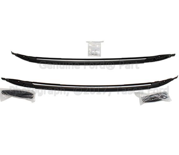 DJ5Z7855100BA - : Roof Rails - Black 2 Piece Set for Ford Image
