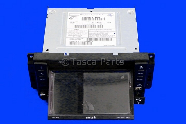 68284017AD - : Multi Media Radio for Chrysler: 200, 300, Sebring | Dodge: Avenger, Caliber, Challenger, Charger | Jeep: Compass, Grand Cherokee, Patriot Image