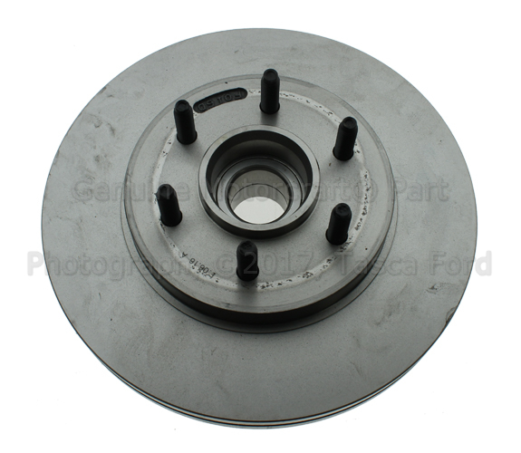 5U2Z1V102F - : Hub &amp; Rotor for Ford: F-150, F-150 Heritage | Lincoln: Mark LT Image