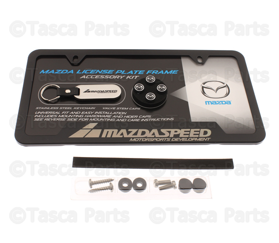 BLMS83Z42 - Exterior: License Plate Frame, Gift Set, MAZDASPEED for Mazda: 2, 3, 5, 6, CX-3, CX-5, CX-7, CX-9, MPV, MX-5 Miata, RX-8, Tribute Image