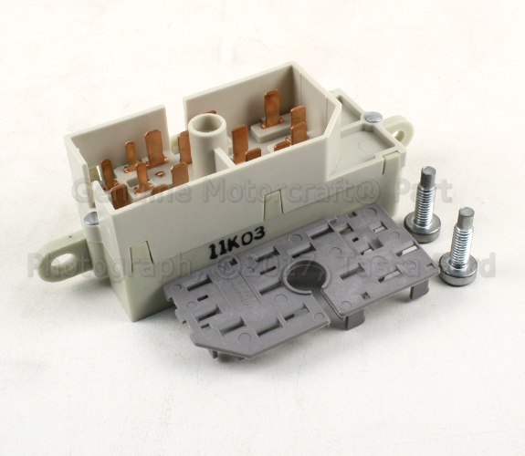 F4DZ11572B - Steering: Ignition Switch for Ford: Aerostar, Bronco, Contour, Country Squire, Crown Victoria, Excursion, Expedition, Explorer, Explorer Sport, Explorer Sport Trac, F-150, F-150 Heritage, F-250, F-250 HD, F-250 Super Duty, F-350, F-350 Super Duty, F-450 Super Duty, F-550 Super Duty, F-Super Duty, Freestar, LTD Crown Victoria, Mustang, Ranger, Taurus, Thunderbird, Windstar | Lincoln: Blackwood, Continental, Mark VIII, Navigator, Town Car | Mercury: Colony Park, Cougar, Grand Marquis, Marauder, Monterey, Mountaineer, Sable, Villager Image