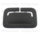 23452247 - : Jet Black Rear Seat Belt Height Adjuster Trim Bezel for Cadillac: Escalade, Escalade ESV | Chevrolet: Suburban, Tahoe | GMC: Yukon, Yukon XL Image