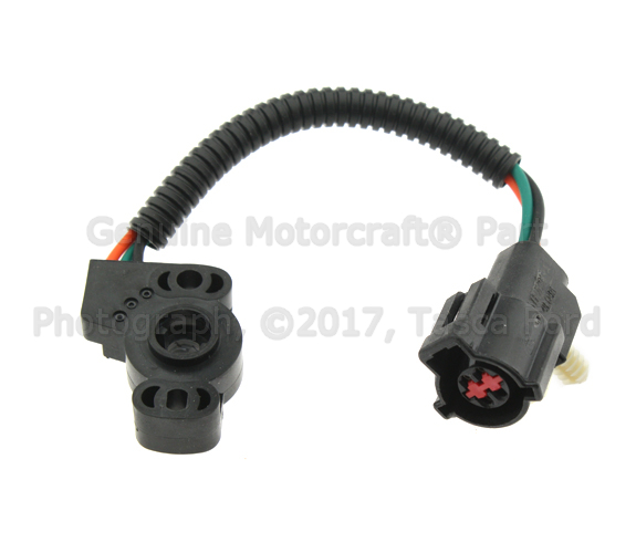 F6TZ9B989AA - Emission Control: Throttle Position Sensor for Ford: E-150 Econoline, E-150 Econoline Club Wagon, E-250 Econoline, E-350 Econoline, E-350 Econoline Club Wagon, Econoline Super Duty, Explorer, F-150, F-250, F-250 HD, F-350 | Mercury: Mountaineer Image
