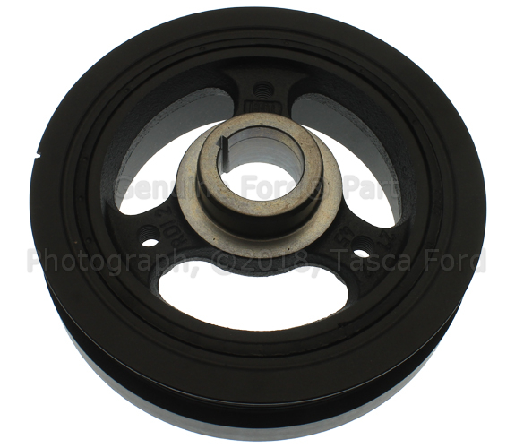 7L3Z6312A - Engine: Crankshaft Pulley for Ford: E-150, E-150 Club Wagon, E-150 Econoline, E-150 Econoline Club Wagon, E-250, E-250 Econoline, E-350 Club Wagon, E-350 Econoline Club Wagon, E-350 Super Duty, E-450 Econoline Super Duty, E-450 Super Duty, Excursion, Expedition, F-150, F-150 Heritage, F-250 Super Duty, F-350 Super Duty | Lincoln: Blackwood, Mark LT, Navigator Image