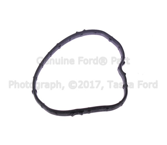3M4Z8255A - Cooling System: Thermostat Gasket for Ford: EcoSport, Edge, Escape, Explorer, Focus, Fusion, Mustang, Special Service Police Sedan, Taurus, Transit Connect | Lincoln: MKC, MKT, MKZ | Mercury: Milan Image