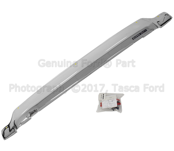 8C3Z16C900D - Body: Mini-Chrome Bug Shield for Ford: F-250 Super Duty, F-350 Super Duty, F-450 Super Duty Image