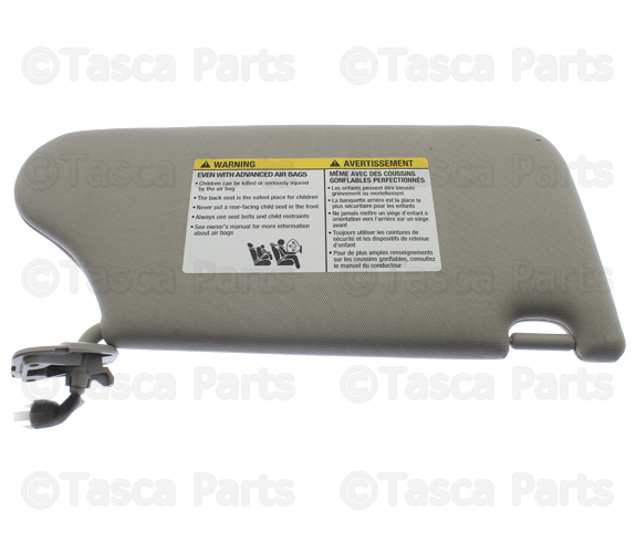 SCITOO Gray Right Passenger Side Auto Sun Visor Assembly Fit For 2006-2008 For Hyundai Sonata With Sunroof