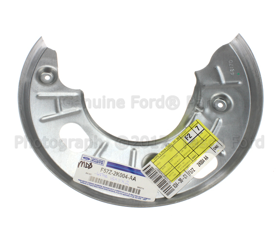 F57Z2K004AA - Brakes: Splash Shield for Ford Image