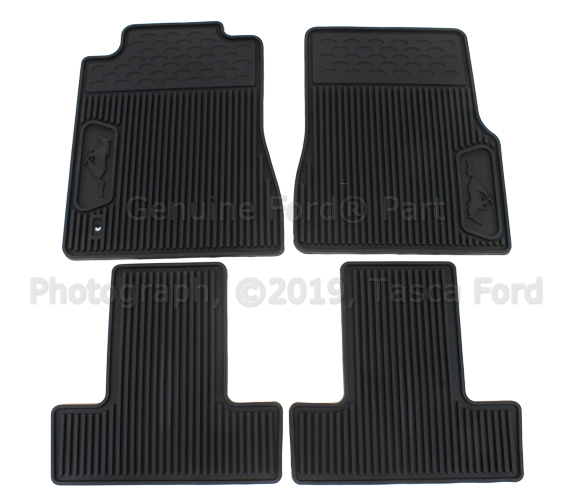 6R3Z6313300A - Interior: Floor Mats, All Weather Set for Ford: Mustang Image