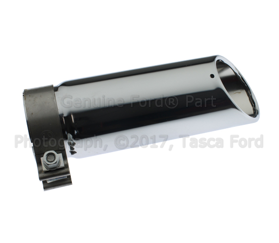8C3Z5K238A - Exhaust: Exhaust Tip - Chrome for Ford: F-250 Super Duty, F-350 Super Duty, F-450 Super Duty, F-550 Super Duty Image