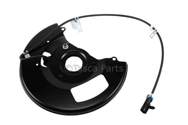 19211698 - Brakes: Splash Shield for Cadillac: Escalade | Chevrolet: C1500, C2500, Express 1500, Express 2500, K1500 Pickup, K2500 Pickup, Suburban C1500, Suburban K1500, Tahoe | GMC: C1500 Pickup, C2500 Pickup, K1500 Pickup, K2500 Pickup, Savana 1500, Savana 2500, Suburban C1500, Suburban K1500, Yukon Image
