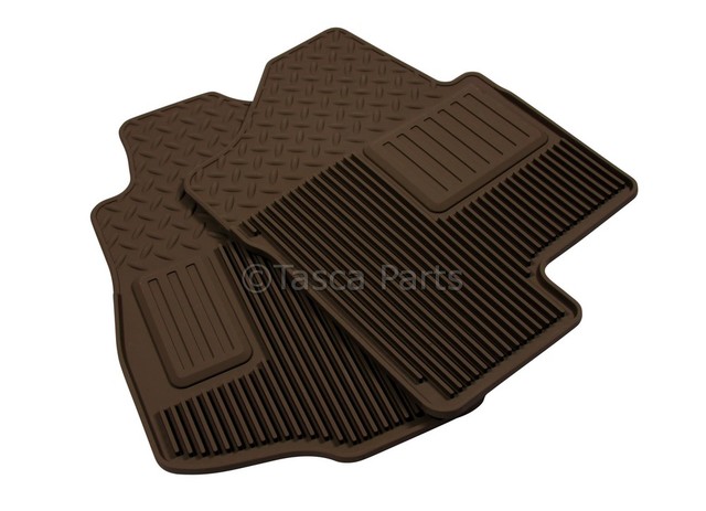 19210587 - Interior: Floor Mats, All-Weather, Front for Cadillac: Escalade, Escalade ESV, Escalade EXT | Chevrolet: Avalanche, Silverado 1500, Silverado 2500 HD, Silverado 3500 HD, Suburban 1500, Suburban 2500, Tahoe | GMC: Sierra 1500, Sierra 2500 HD, Sierra 3500 HD, Yukon, Yukon XL 1500, Yukon XL 2500 Image