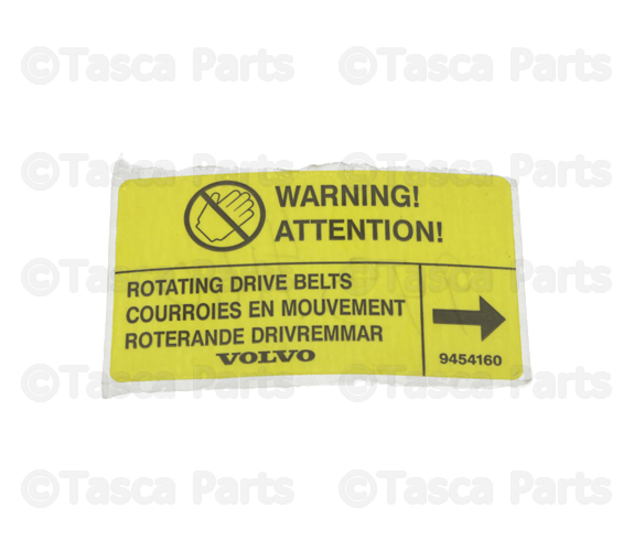 9454160 - Body: Caution Label for Volvo Image