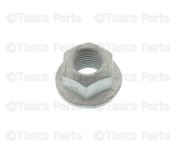 6104719AA - : Hex Flange Lock Nut for Chrysler: 200, Town &amp; Country | Dodge: Caliber, Durango, Grand Caravan, Ram 1500, Ram 2500, Ram 3500, Sprinter 2500, Sprinter 3500 | Jeep: Cherokee, Compass, Gladiator, Grand Cherokee, Grand Cherokee WK, Patriot, Wagoneer S, Wrangler, Wrangler JK | Ram: 1500, 1500 Classic, 2500, 3500, C/V Image