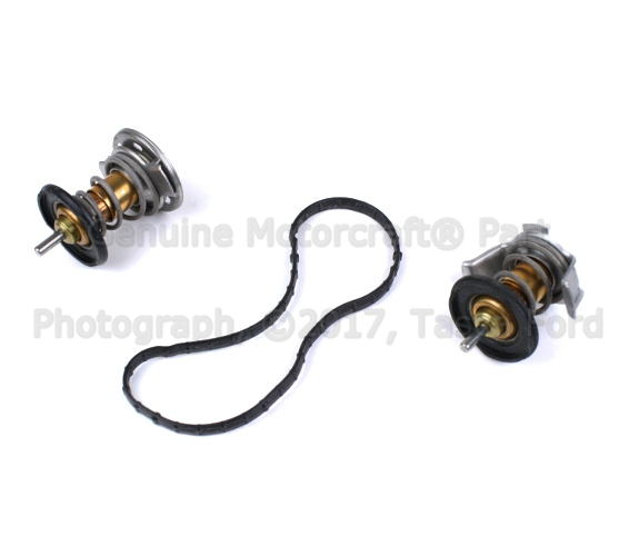 8C3Z8575D - Cooling System: Thermostat for Ford: F-250 Super Duty, F-350 Super Duty, F-450 Super Duty, F-550 Super Duty Image