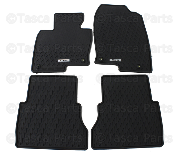 2017-2025 Mazda CX-5 Floor Mats - All-Weather - Charcoal Black