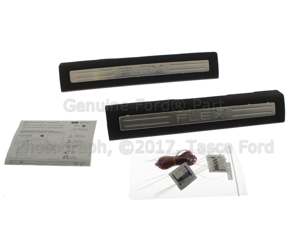 9A8Z74132A08AA - Exterior: Door Sill Plates, Illuminated for Ford: Flex Image
