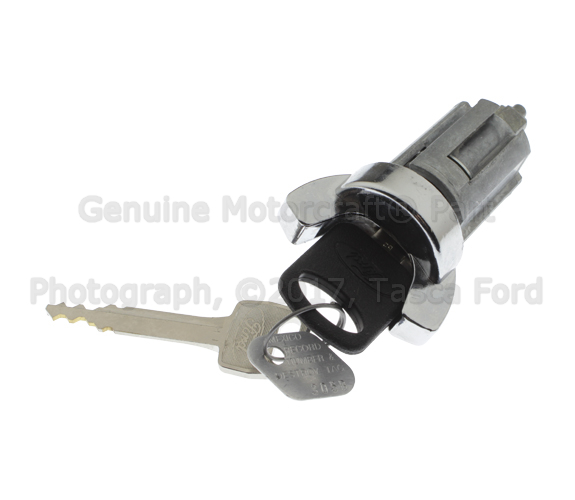 F3TZ11582B - Electrical: Ignition Lock Assembly for Ford: Aerostar, Escort, EXP, Explorer, Ranger, Tempo, Thunderbird | Lincoln: Continental, Mark VII, Town Car | Mercury: Cougar, Topaz Image