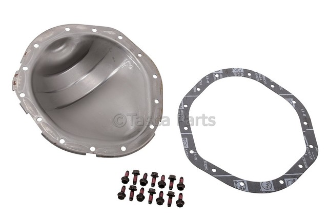 19133288 - Suspension: Differential Cover for Cadillac: Brougham, Escalade, Escalade ESV, Escalade EXT, Fleetwood | Chevrolet: Avalanche 1500, Avalanche 2500, C1500, C2500, Express 2500, G30, K1500 Pickup, K2500 Pickup, Silverado 1500, Silverado 1500 Classic, Silverado 1500 HD, Silverado 1500 HD Classic, Silverado 2500, Silverado 2500 HD, Silverado 2500 HD Classic, Silverado 3500, Silverado 3500 Classic, Silverado 3500 HD, Suburban 1500, Suburban 2500, Suburban C1500, Suburban C2500, Suburban K1500, Suburban K2500, Suburban R2500, Suburban V2500, Tahoe | GMC: C1500 Pickup, C2500 Pickup, G3500, K1500 Pickup, K2500 Pickup, Savana 2500, Sierra 1500, Sierra 1500 Classic, Sierra 1500 HD, Sierra 1500 HD Classic, Sierra 2500, Sierra 2500 HD, Sierra 2500 HD Classic, Sierra 3500, Sierra 3500 Classic, Sierra 3500 HD, Suburban C1500, Suburban C2500, Suburban K1500, Suburban K2500, Suburban R2500, V2500 Suburban, Yukon, Yukon XL 1500, Yukon XL 2500 Image